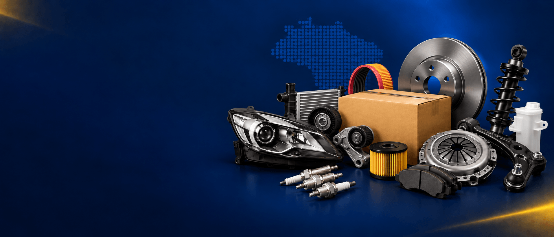 Peças automotivas em destaque
